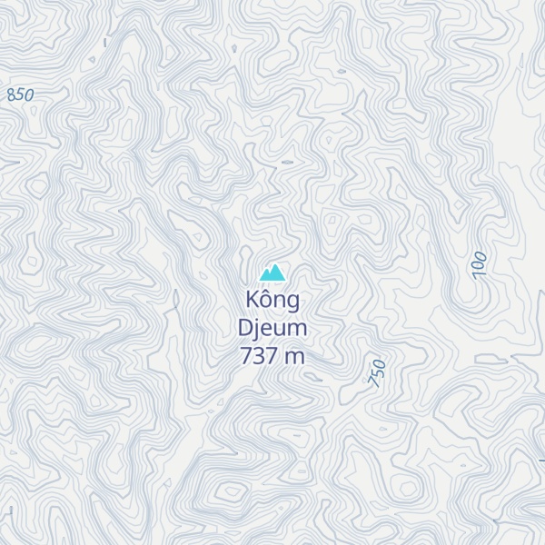 Map of Kông Djeum