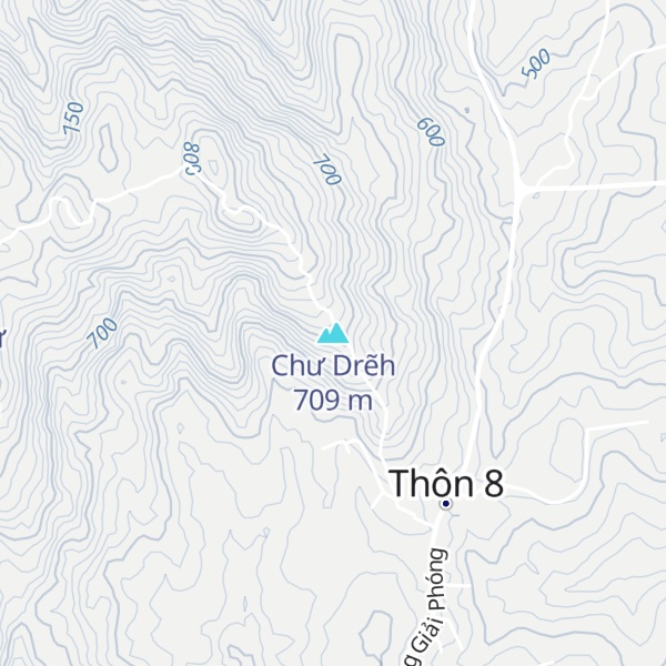 Map of Chư Drẽh