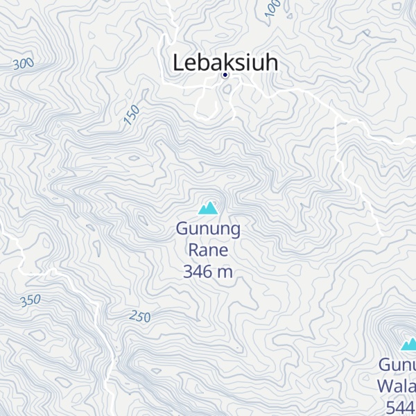 Map of Gunung Rane
