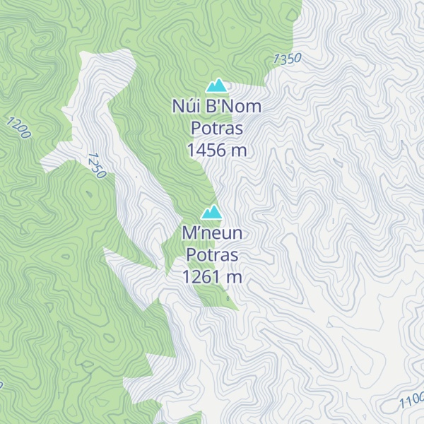 Map of M’neun Potras