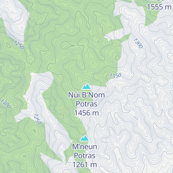 Map of Núi B'Nom Potras