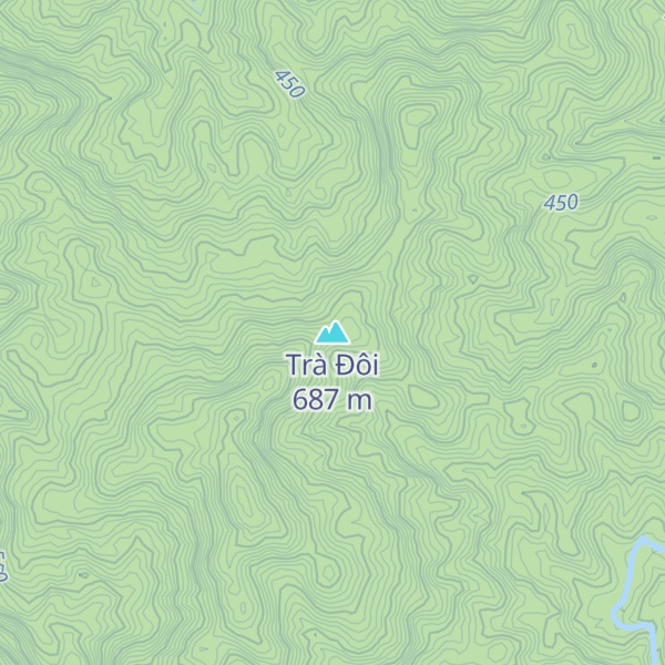 Map of Trà Đôi