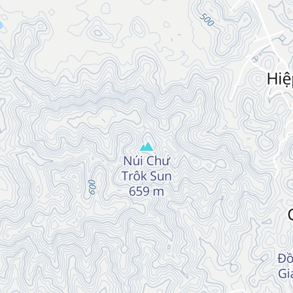 Map of Núi Chư Trôk Sun