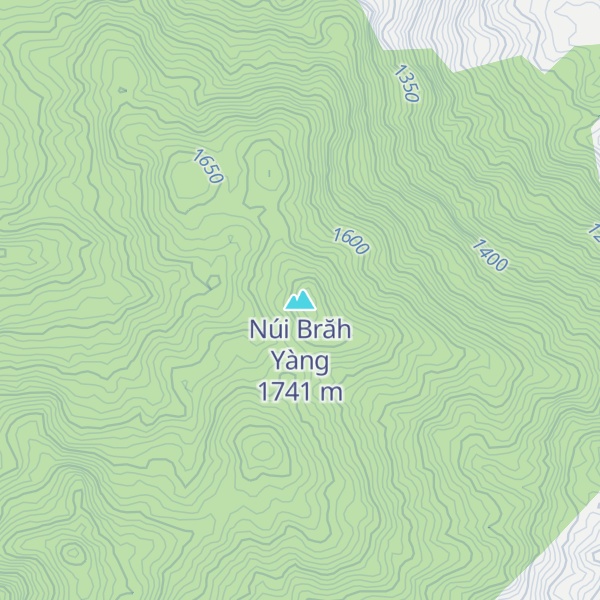 Map of Núi Brăh Yàng