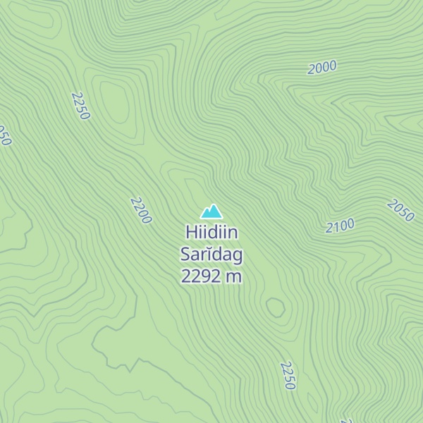 Map of Hiidiin Sarĭdag