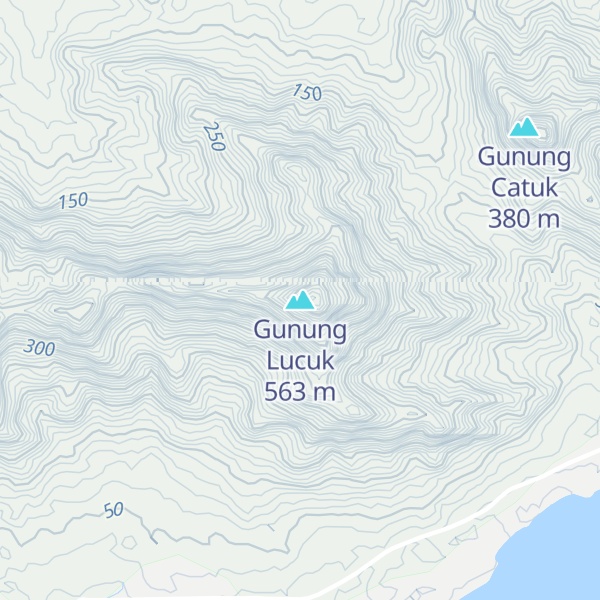 Map of Gunung Lucuk