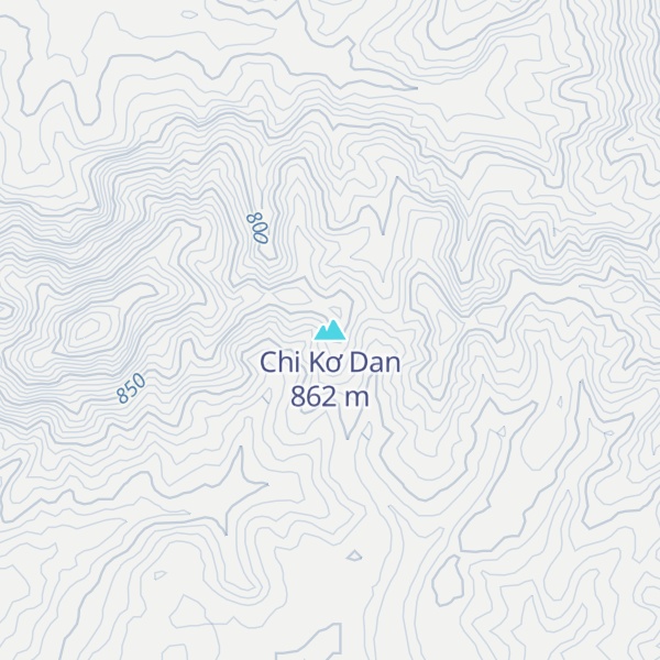 Map of Chi Kơ Dan