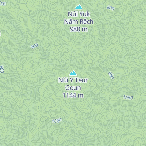 Map of Núi Y Teur Goun