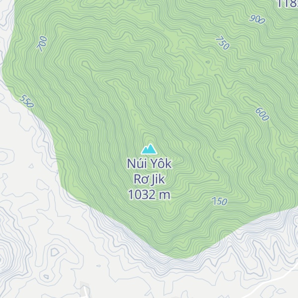 Map of Núi Yôk Rơ Jik