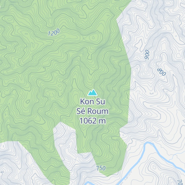 Map of Kon Su Sé Roum