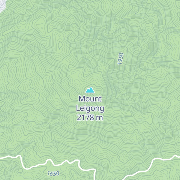 Map of Mount Leigong
