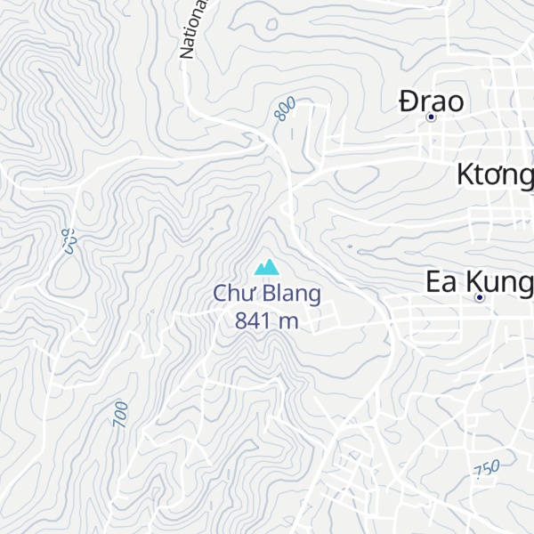 Map of Chư Blang