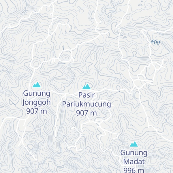 Map of Pasir Pariukmucung