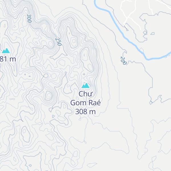 Map of Chư Gom Raé