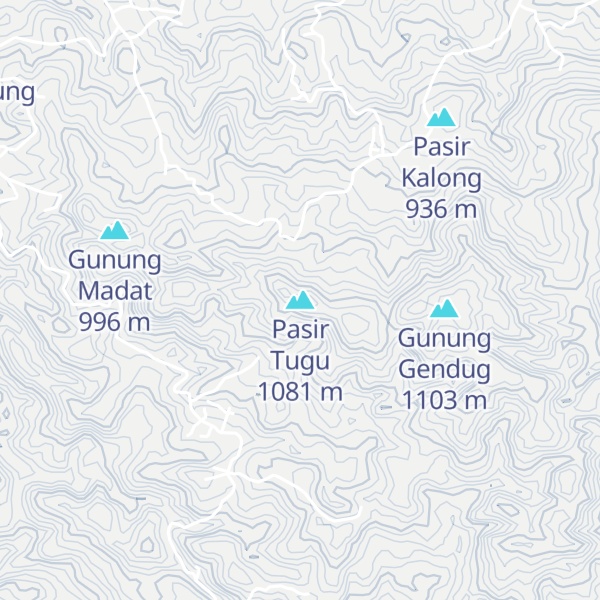 Map of Pasir Tugu