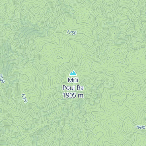Map of Mũi Poui Ra