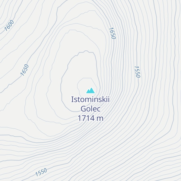 Map of Istominskii Golec