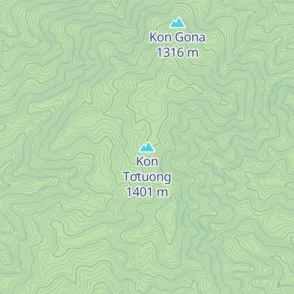 Map of Kon Tơtuong