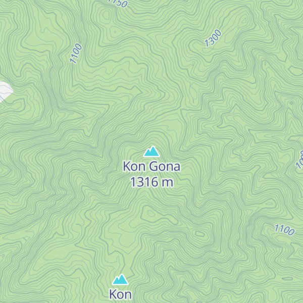 Map of Kon Gona