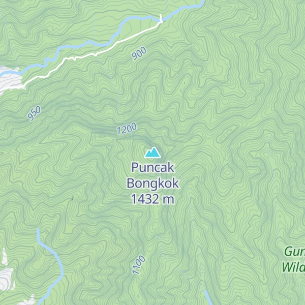 Map of Puncak Bongkok