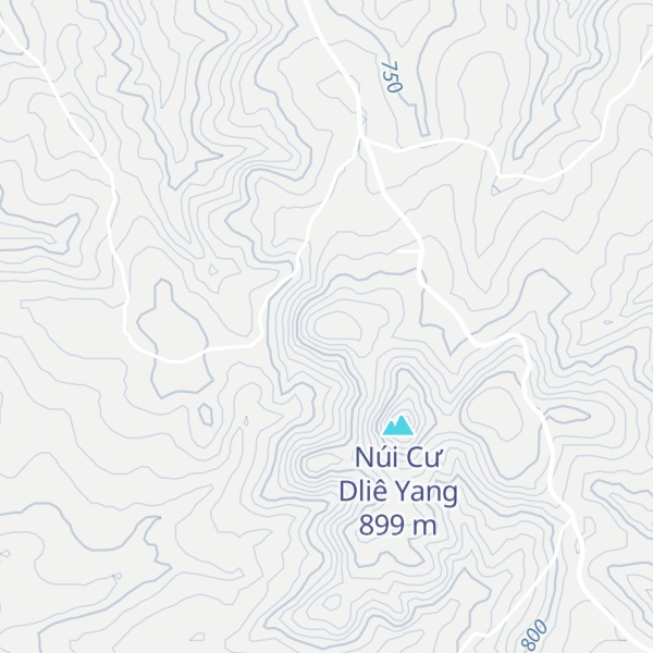 Map of Chư Dlé Yáng