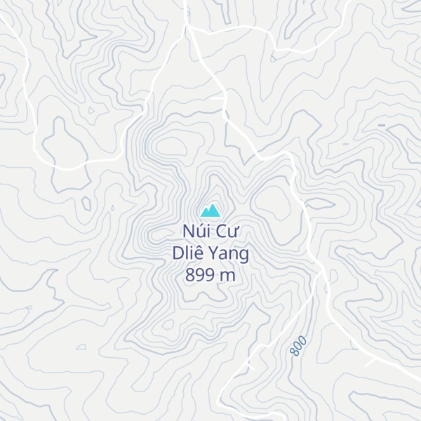 Map of Núi Cư Dliê Yang