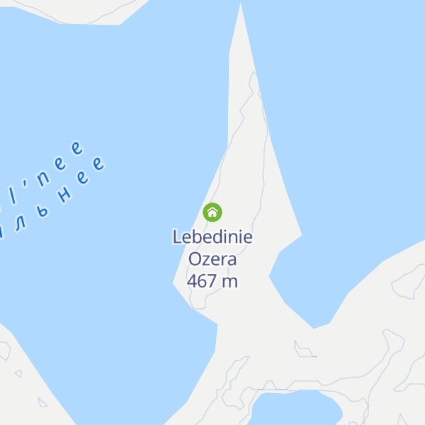 Map of Lebedinie Ozera