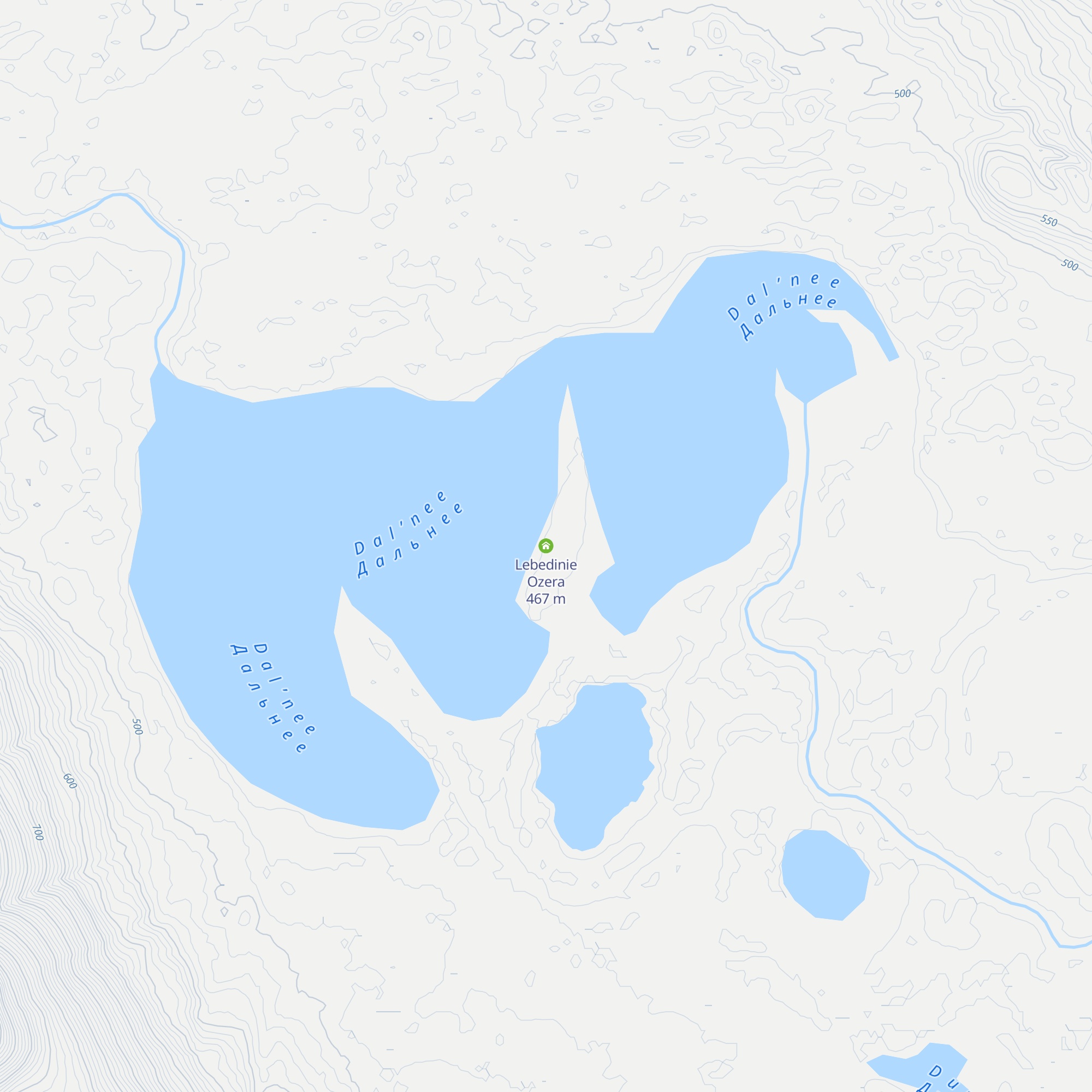 Lebedinie Ozera map