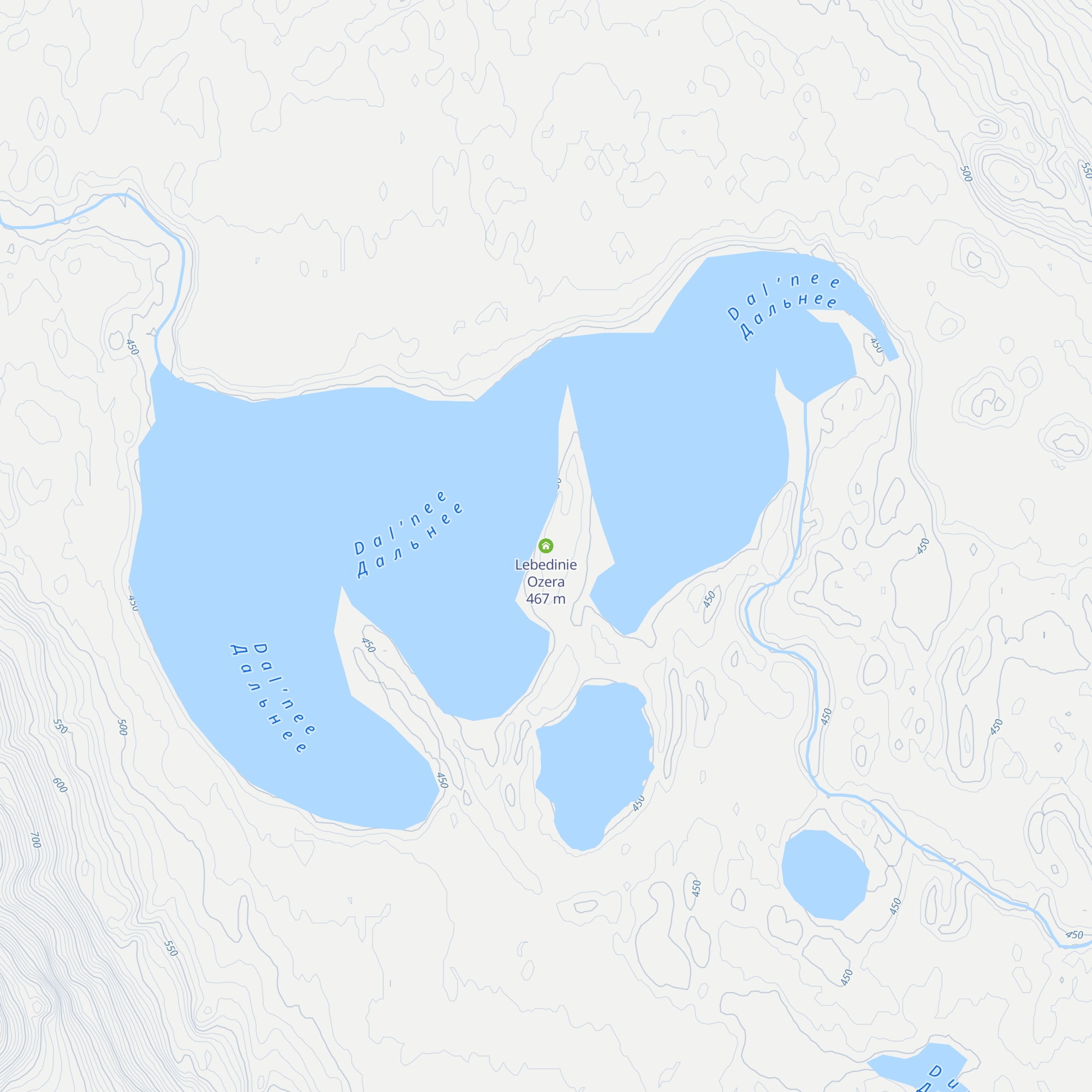 Lebedinie Ozera map