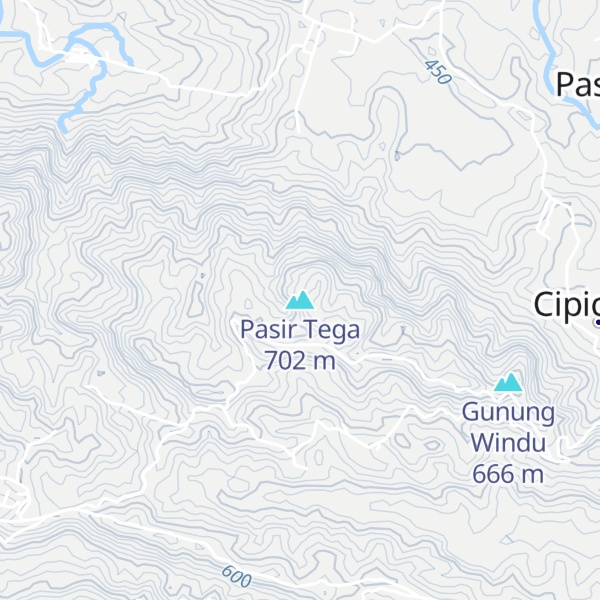 Map of Pasir Tega