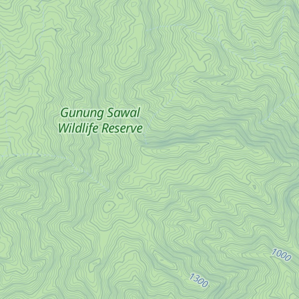 Map of Gunung Cingambat
