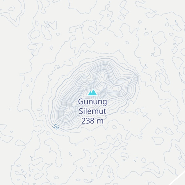 Map of Gunung Silemut