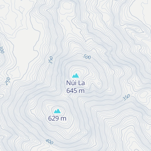 Map of Núi La