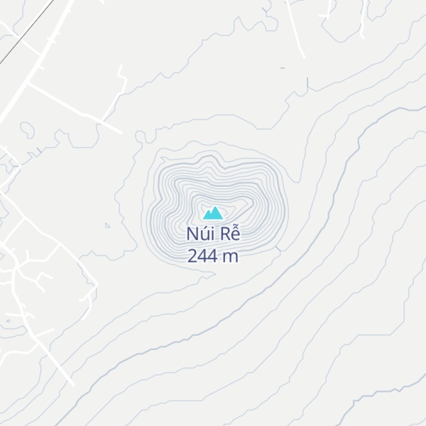 Map of Núi Rễ