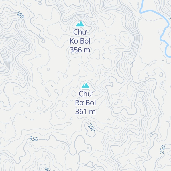 Map of Chư Rơ Boi