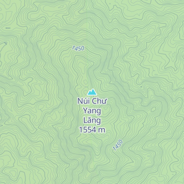 Map of Núi Chư Yang Lăng