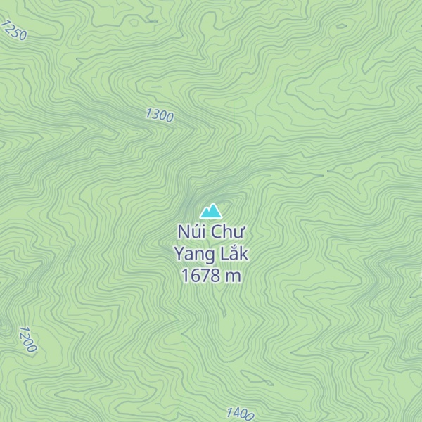 Map of Núi Chư Yang Lắk