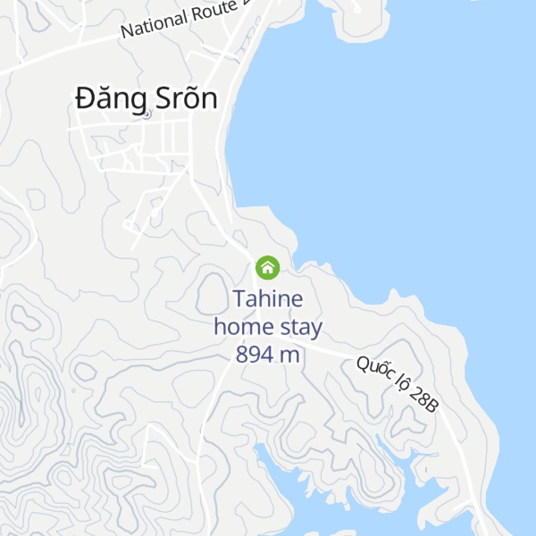 Map of Tahine home stay