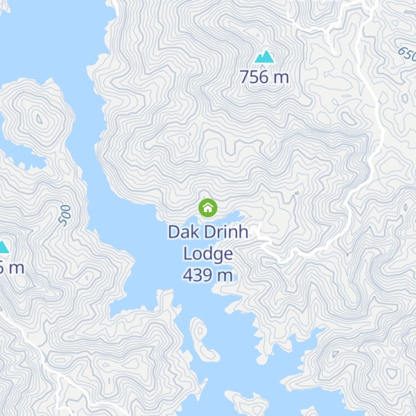 Map of Dak Drinh Lodge
