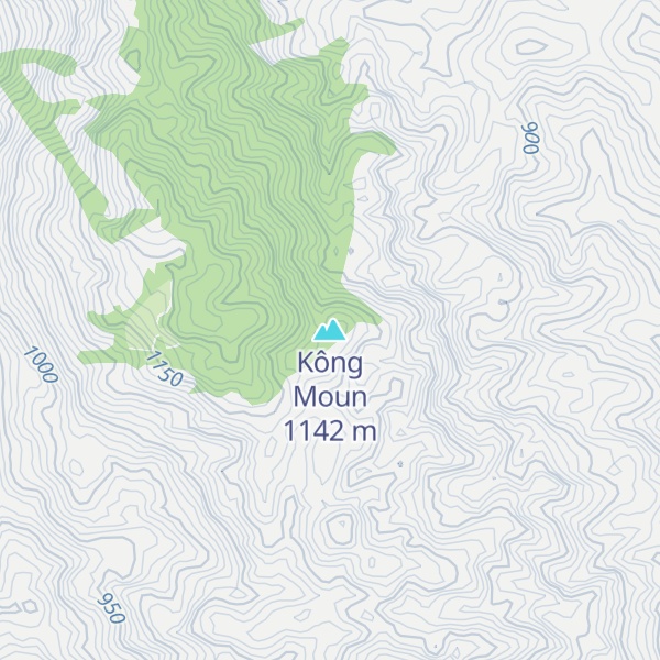 Map of Kông Moun