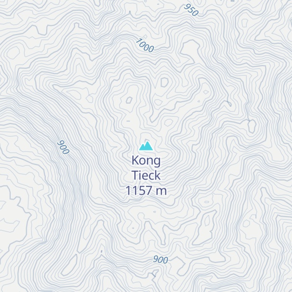 Map of Kong Tieck