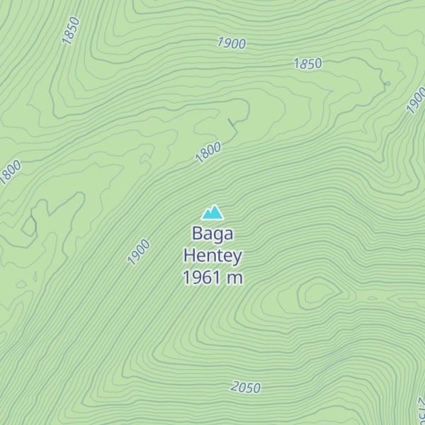 Map of Baga Hentey