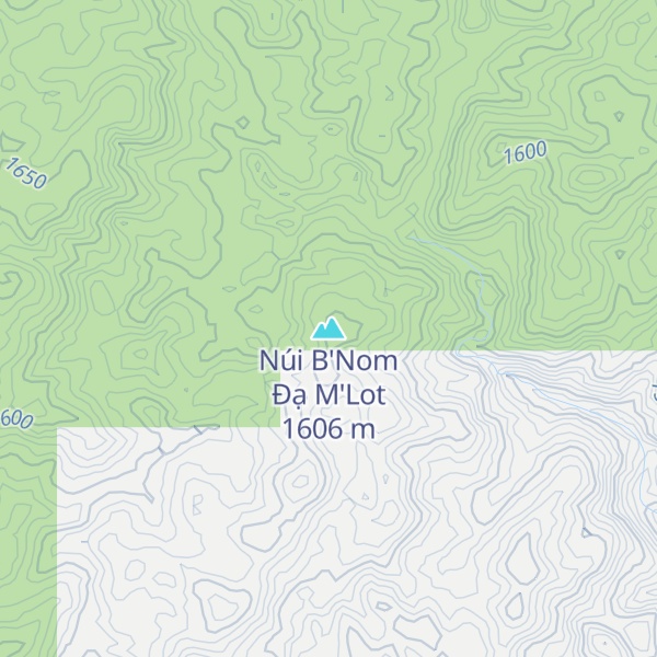 Map of Núi B'Nom Đạ M'Lot