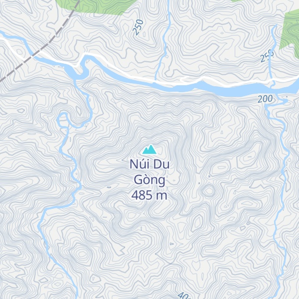 Map of Núi Du Gòng
