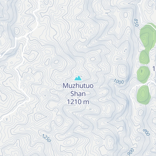 Map of Muzhutuo Shan