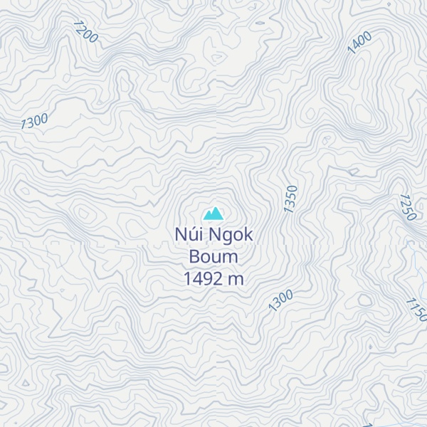 Map of Núi Ngok Boum