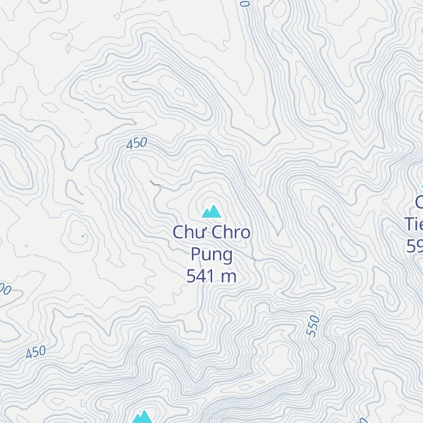 Map of Chư Chro Pung