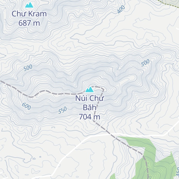 Map of Núi Chư Băh