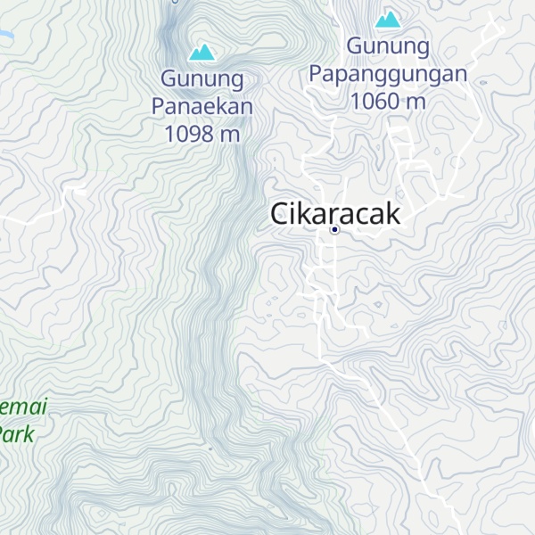 Map of Gunung Dengglong