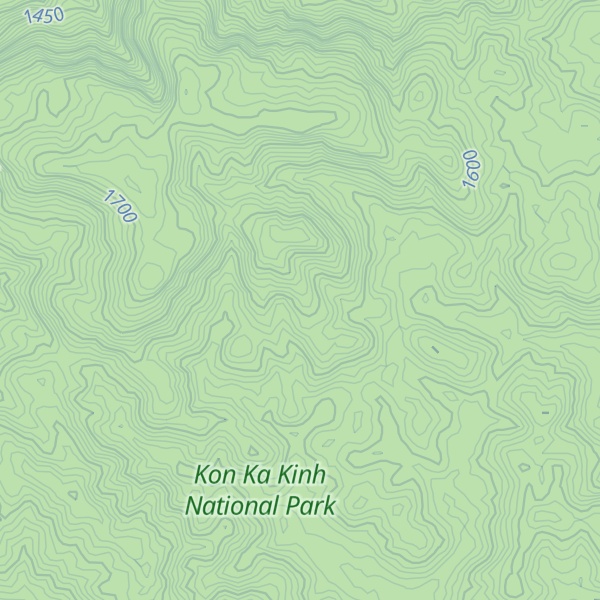 Map of Kon Lâk